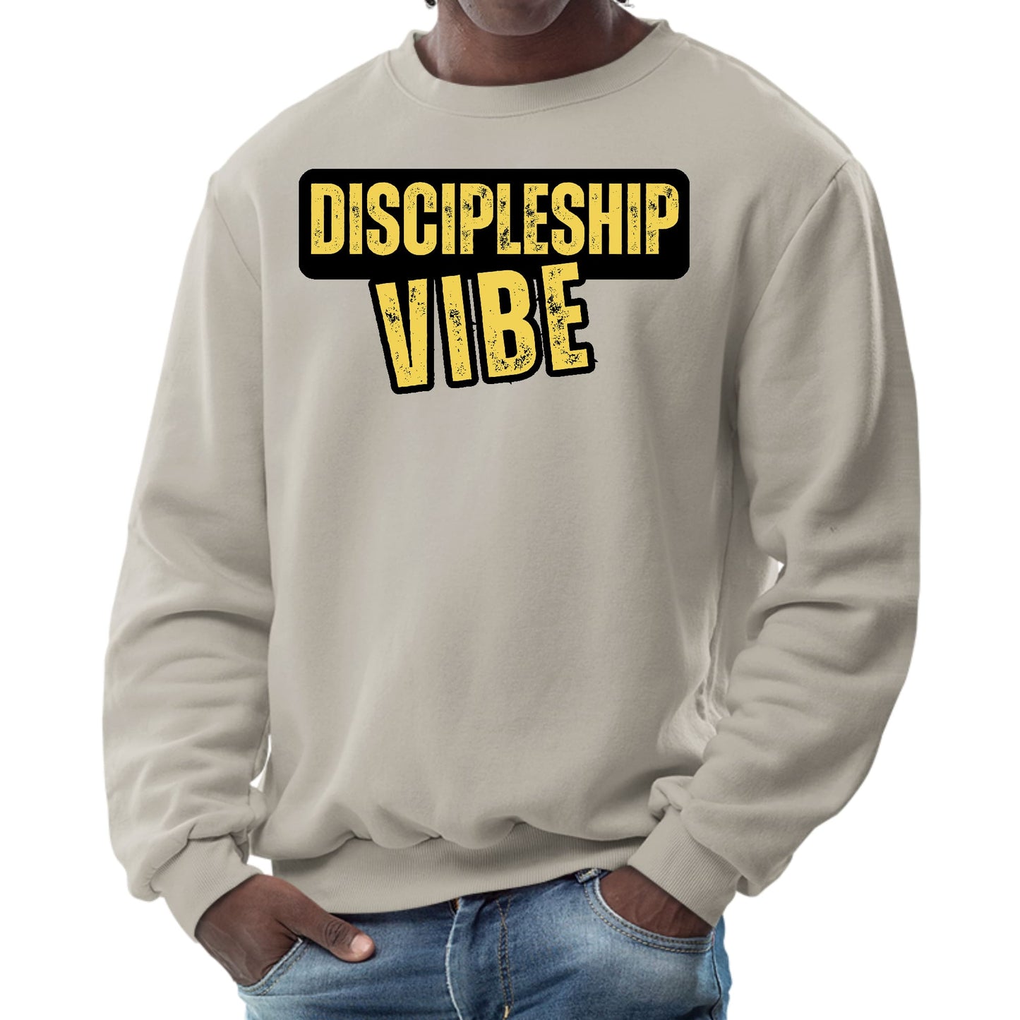 Mens Graphic Sweatshirt - Discipleship Vibe-7