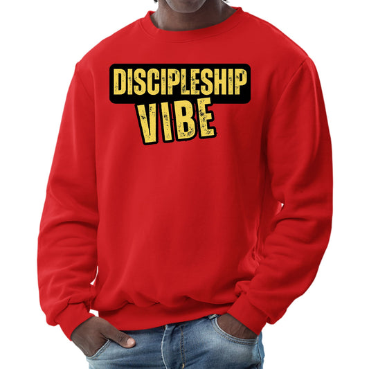 Mens Graphic Sweatshirt - Discipleship Vibe-1