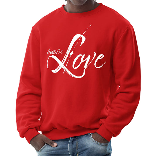 Mens Graphic Sweatshirt - Inspire Love-1