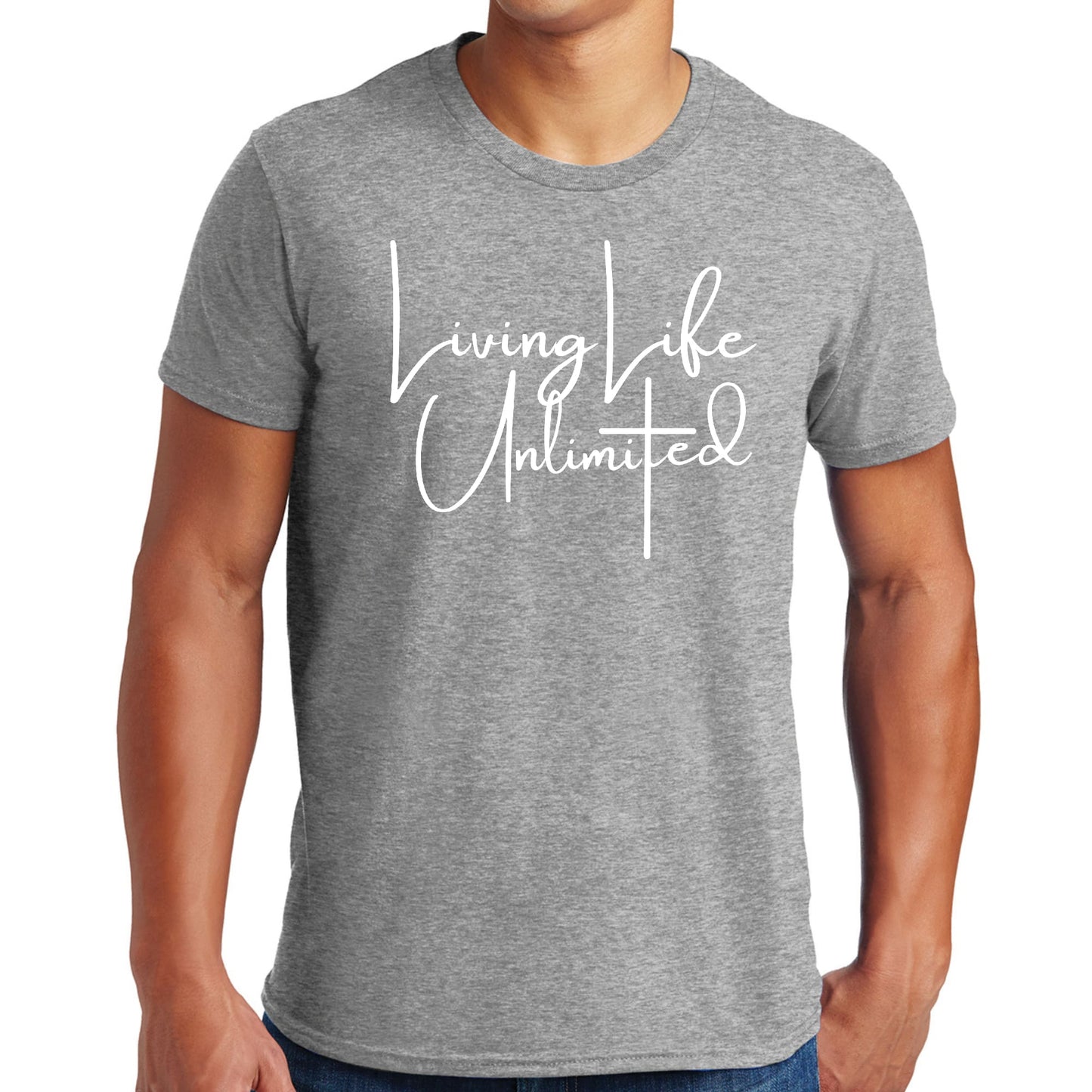 Mens Graphic T-shirt Living Life Unlimited-7
