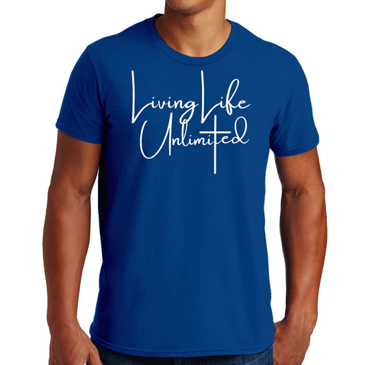 Mens Graphic T-shirt Living Life Unlimited-1