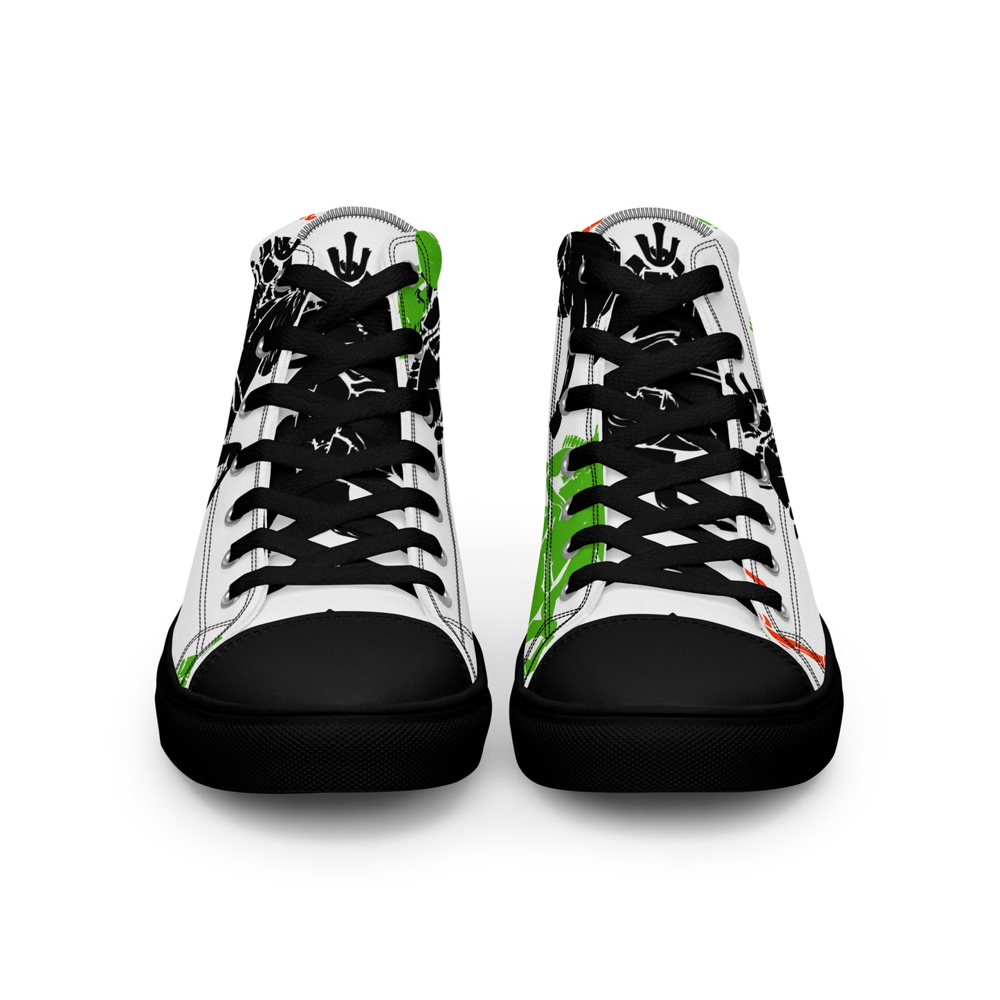 AFRICAN WARRIORS Men’s High Top Canvas Shoes by SobG Designs