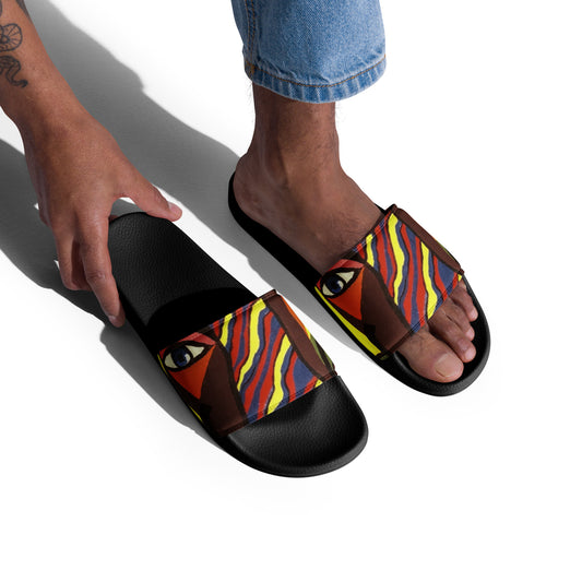 AFRICANA DESIGN Men’s Slides by SobG Designs