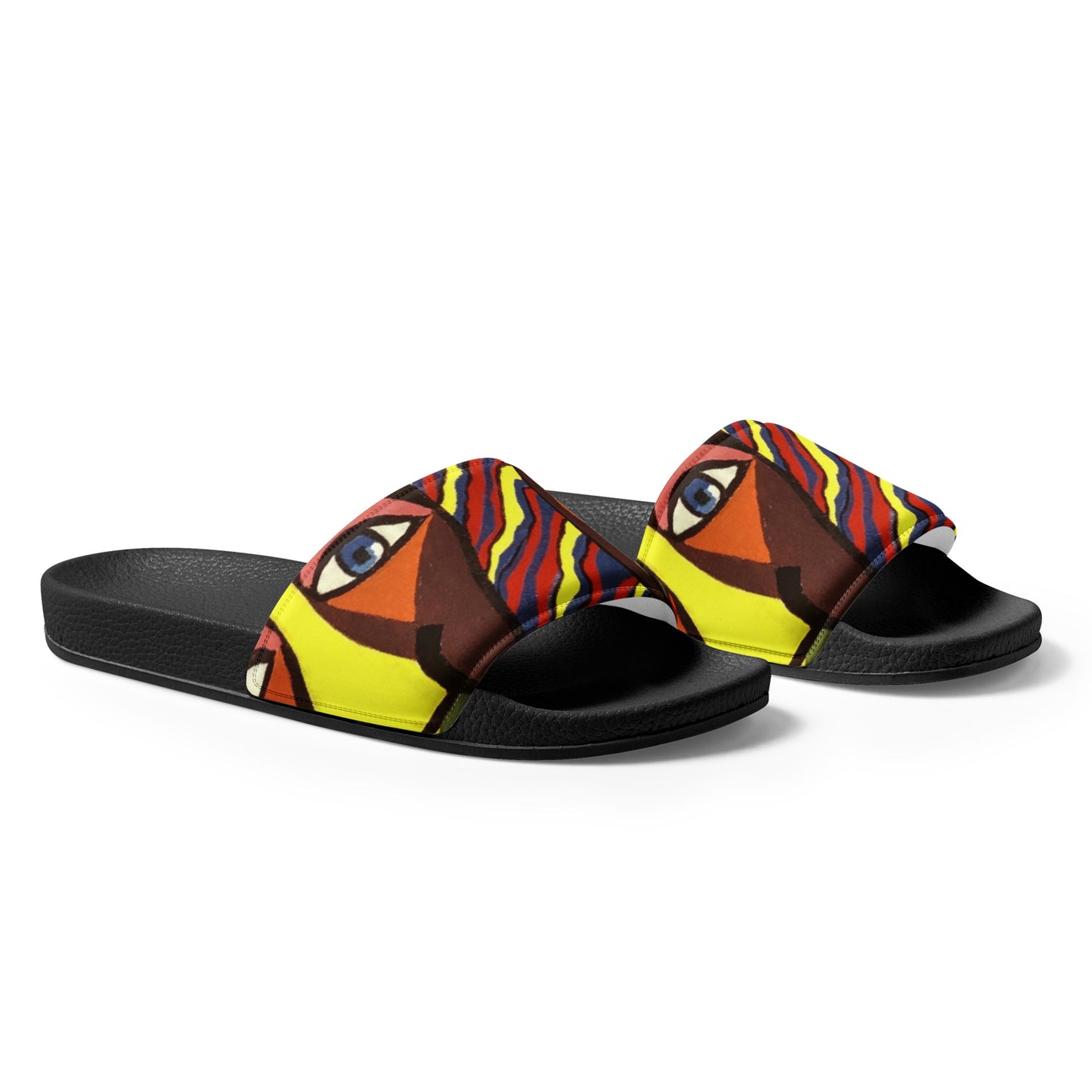 AFRICANA DESIGN Men’s Slides by SobG Designs