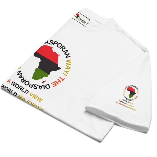 THE DIASPORAN WAY! Oversized Heavyweight T-Shirt by SobG Designs