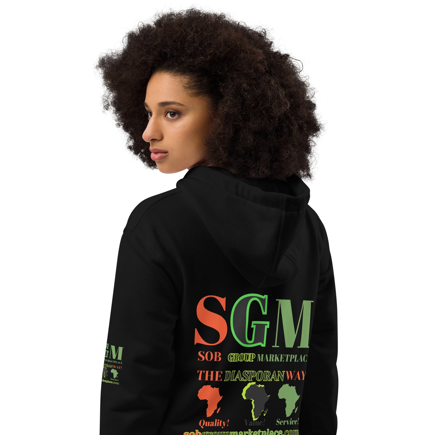 SGM LOGO Premium Eco Hoodie by SobG Designs