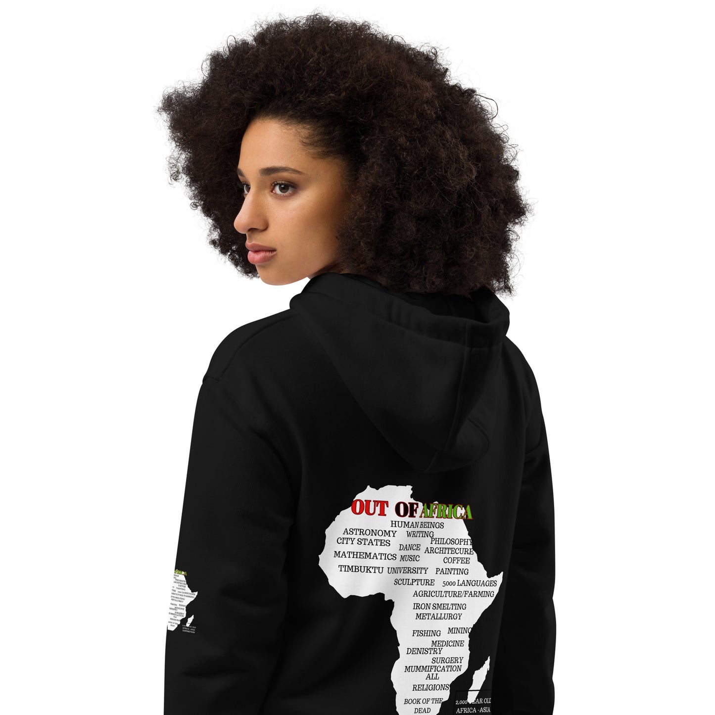 OUT OF AFRICA Premium Eco Hoodie by SobG Designs