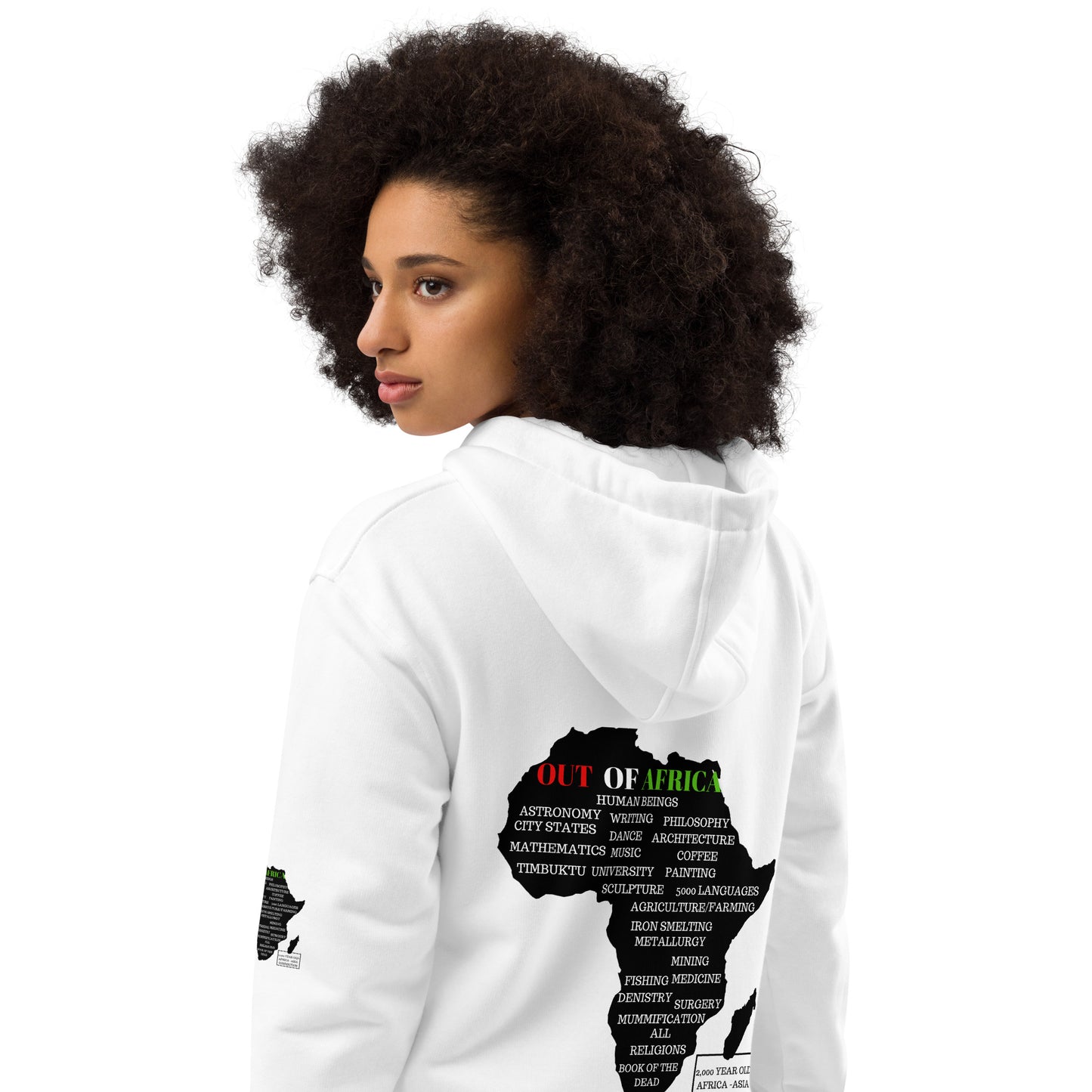 OUT OF AFRICA Premium Eco Hoodie by SobG Designs