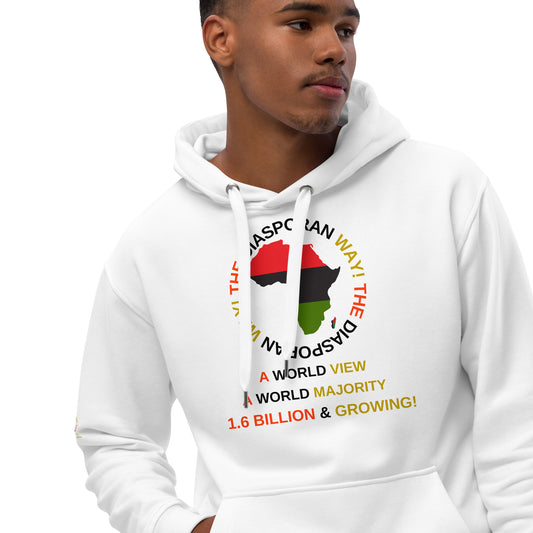 THE DIASPORAN WAY! Premium Eco Hoodie by SobG Designs