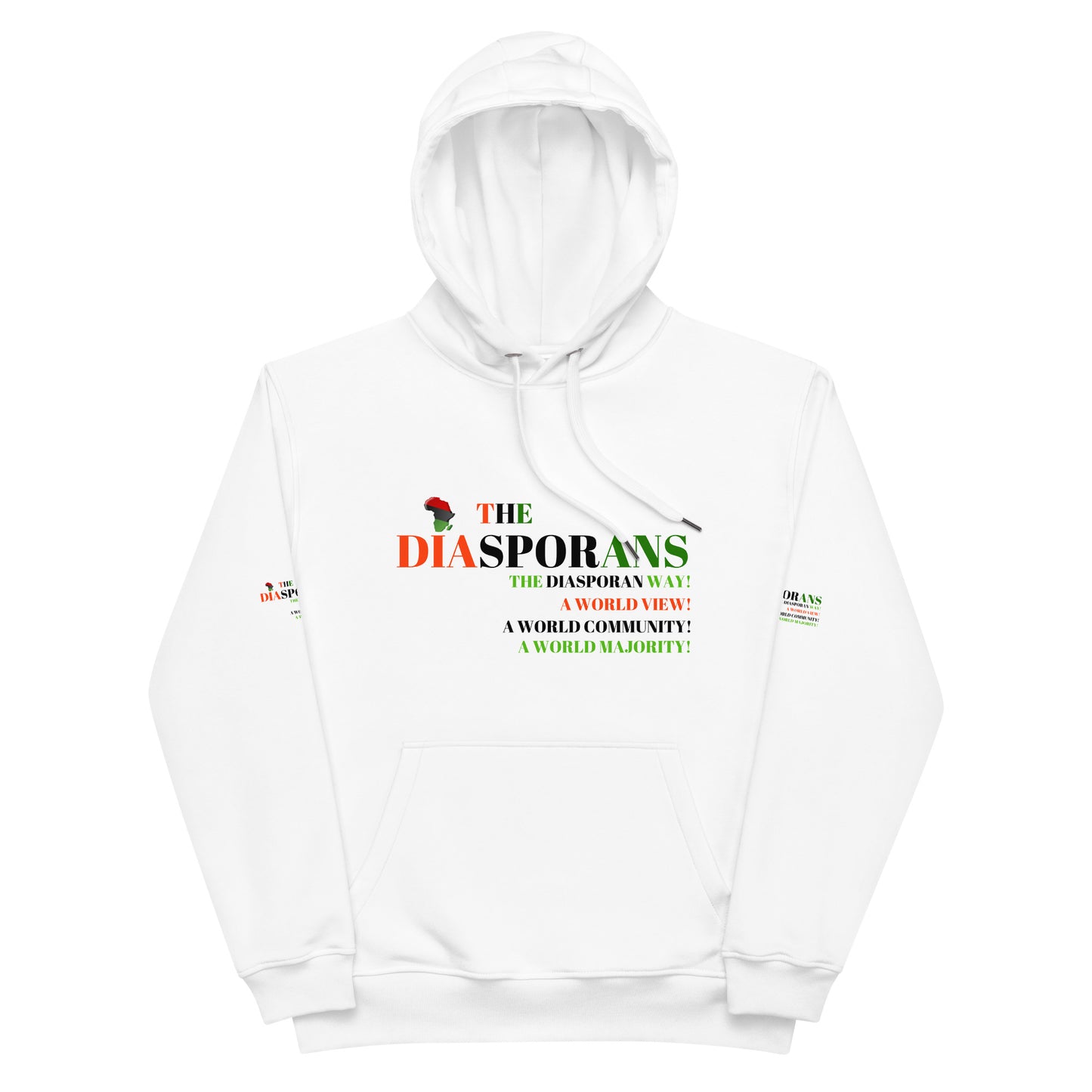 THE DIASPORANS Premium Eco Hoodie by SobG Designs