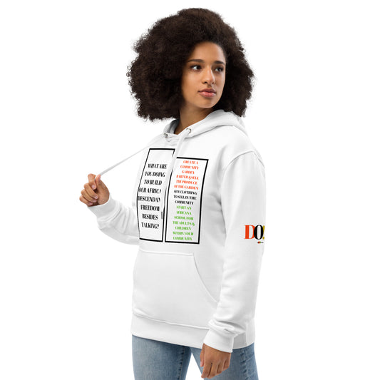 WHAT ARE YOU DOING! Premium Eco Hoodie by SobG Designs