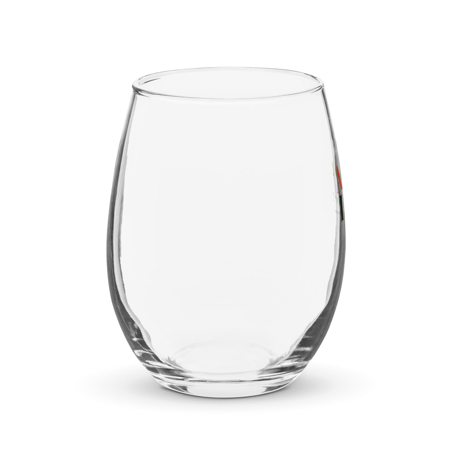 AI = African Intelligence Stemless Wine Glass by SobG Designs