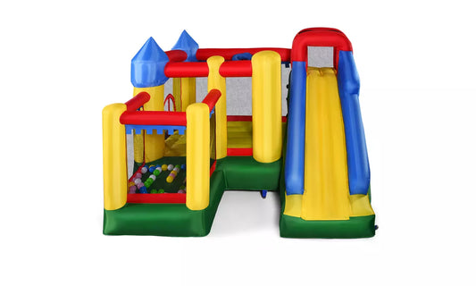 Mighty Inflatable 5-in-1 Bounce House Castle Jumper Moonwalk Bouncer