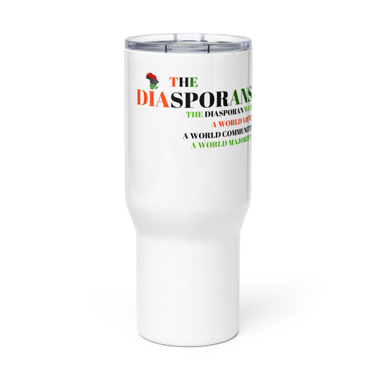 THE DIASPORAN Travel Mug with a Handle by SobG Designs