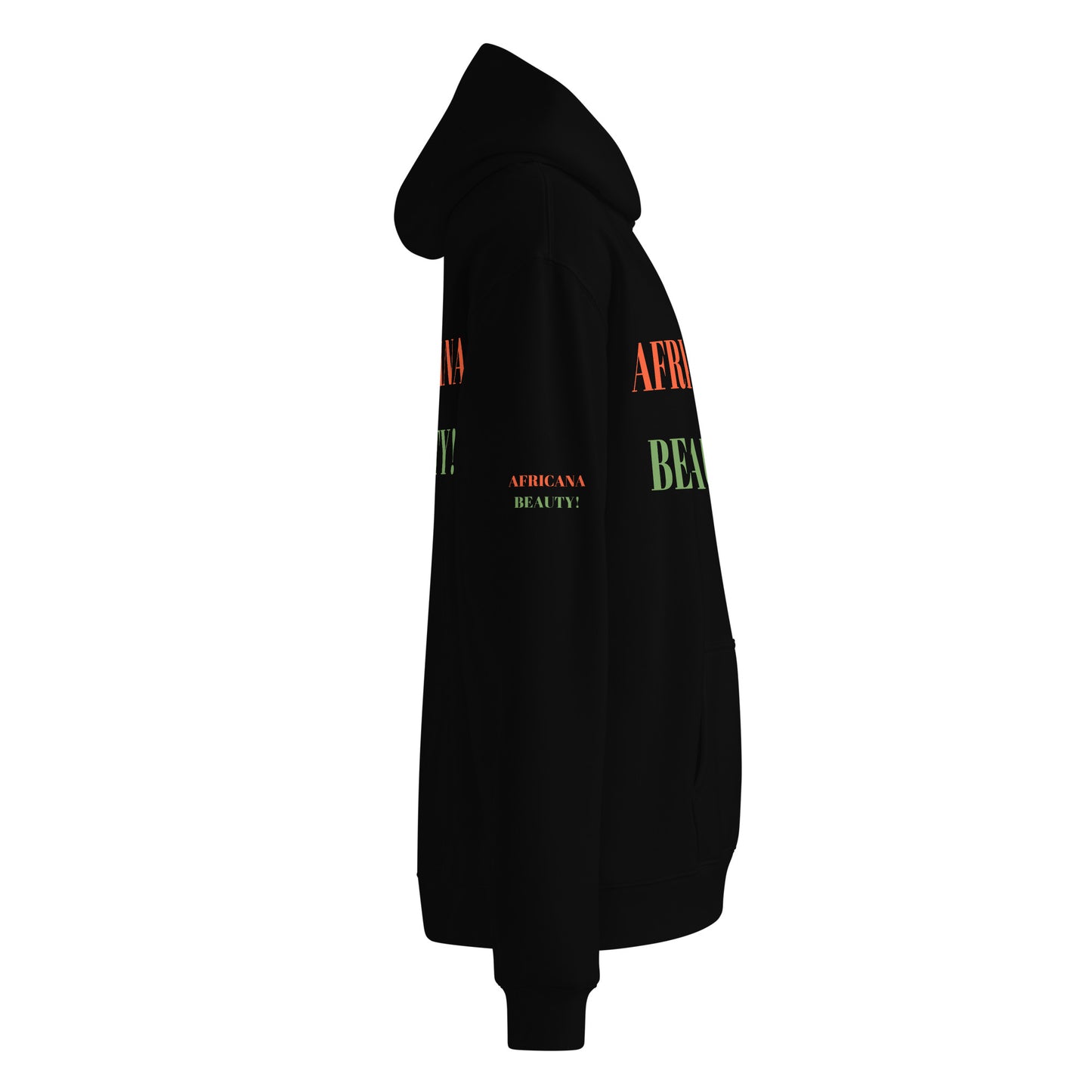 AFRICANA BEAUTY Unisex Oversized Hoodie by SobG Designs