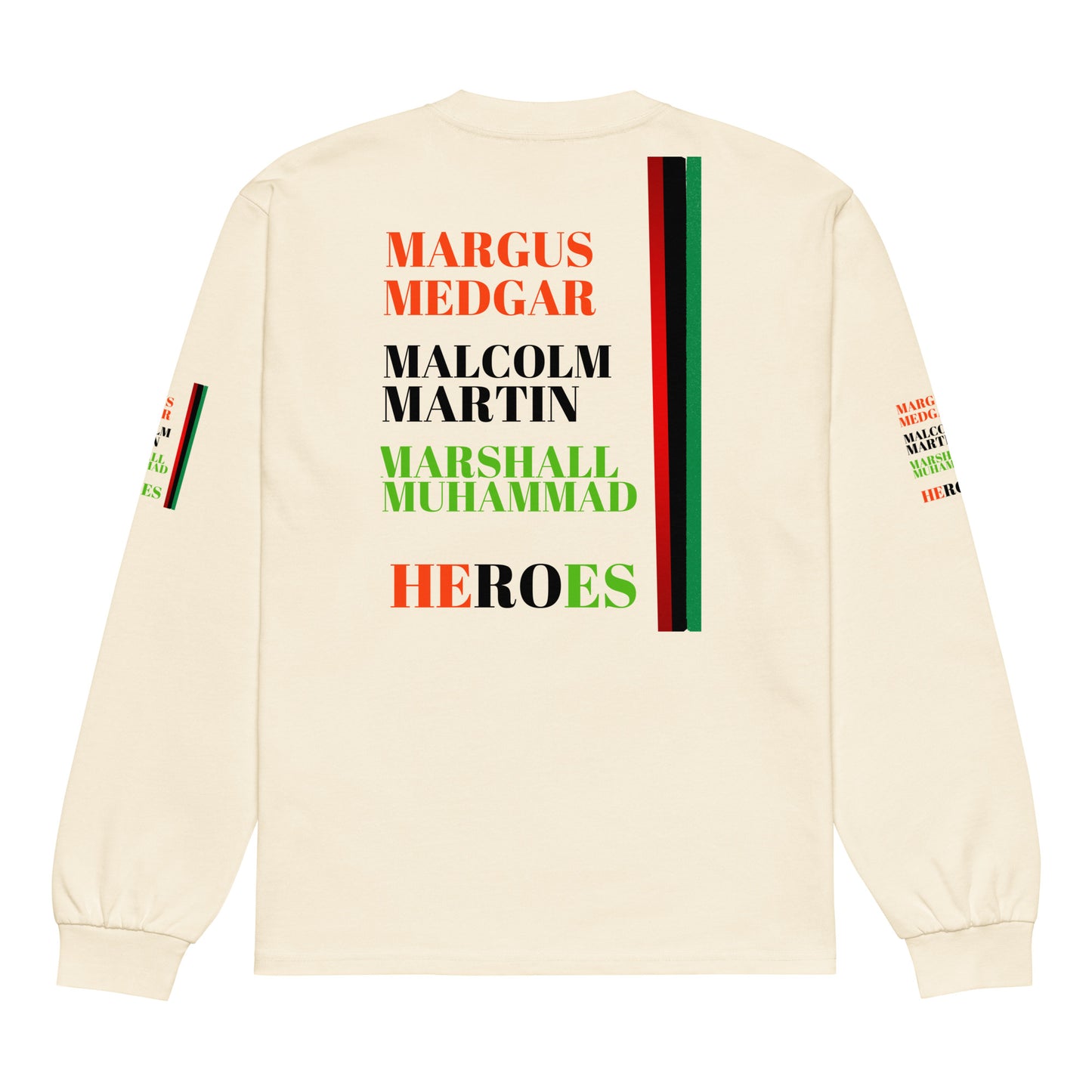 HEROES Premium Heavyweight Long Sleeve Shirt by SobG Designs