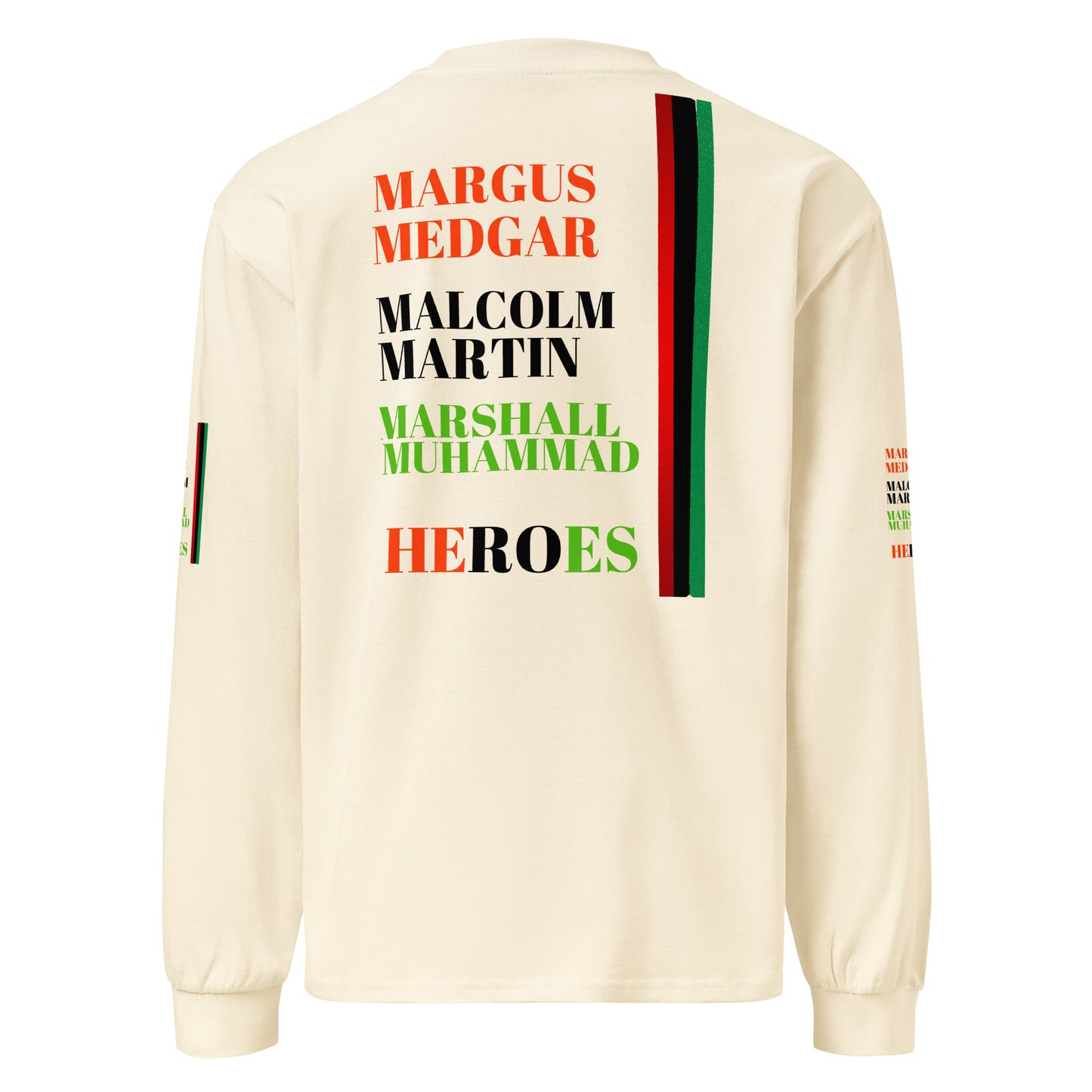 HEROES Premium Heavyweight Long Sleeve Shirt by SobG Designs