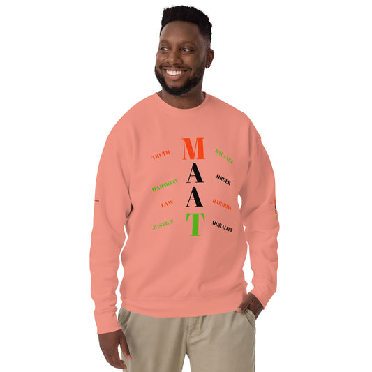 MA'AT EGYPTIAN GODDESS OF ORDER Unisex Premium Sweatshirt by SobG Designs