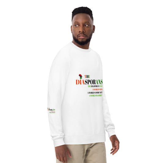 THE DIASPORANS Unisex Raglan Sweatshirt by SobG Designs