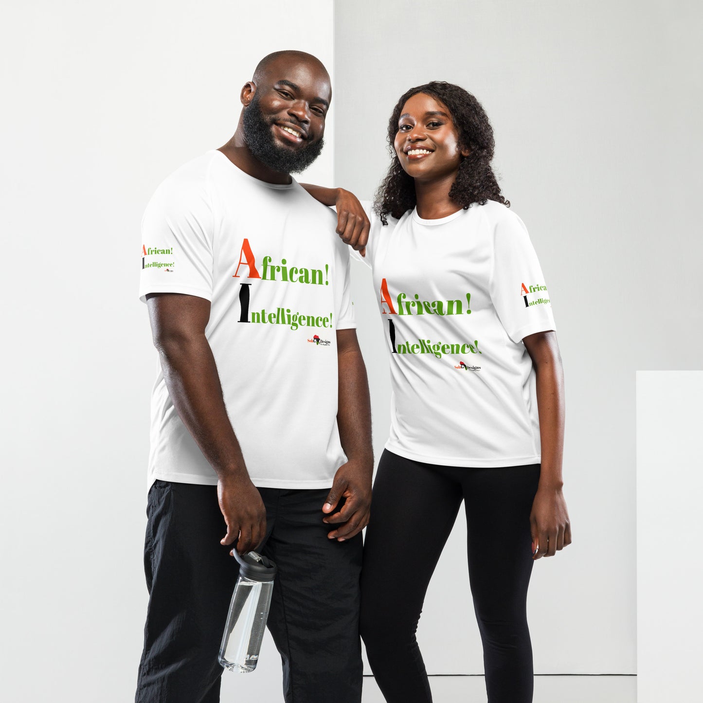 AI = African Intelligence Unisex Sports Jersey by SobG Designs