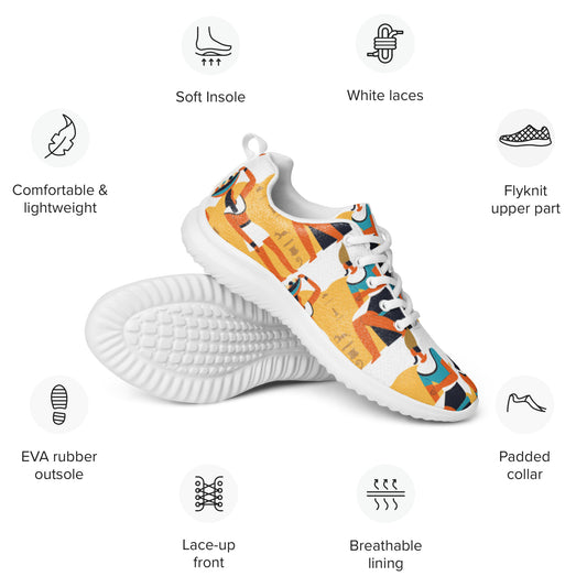 THE EGYPTIAN #3 Women’s Athletic Shoes by SobG Designs