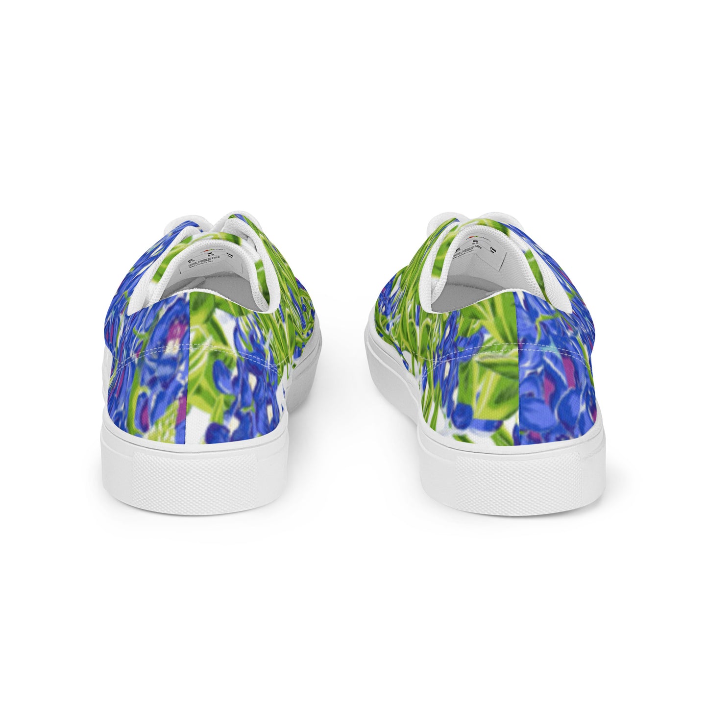 TEXAS BLUEBONNETS Women’s Lace-Up Canvas Shoes by SobG Designs