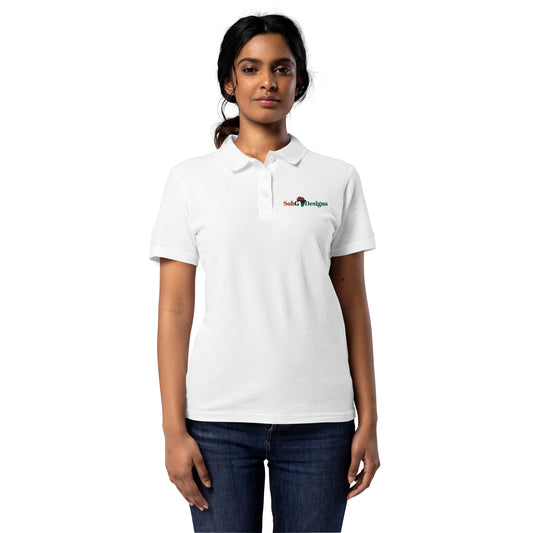 Women’s Pique Polo Shirt by SobG Designs