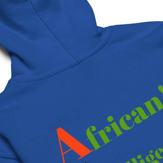 AI = African Intelligence Youth Heavy Blend Hoodie by SobG Designs