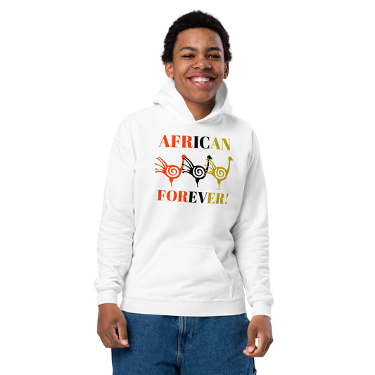 AFRICAN FOREVER Youth Heavy Blend Hoodie by SobG Designs