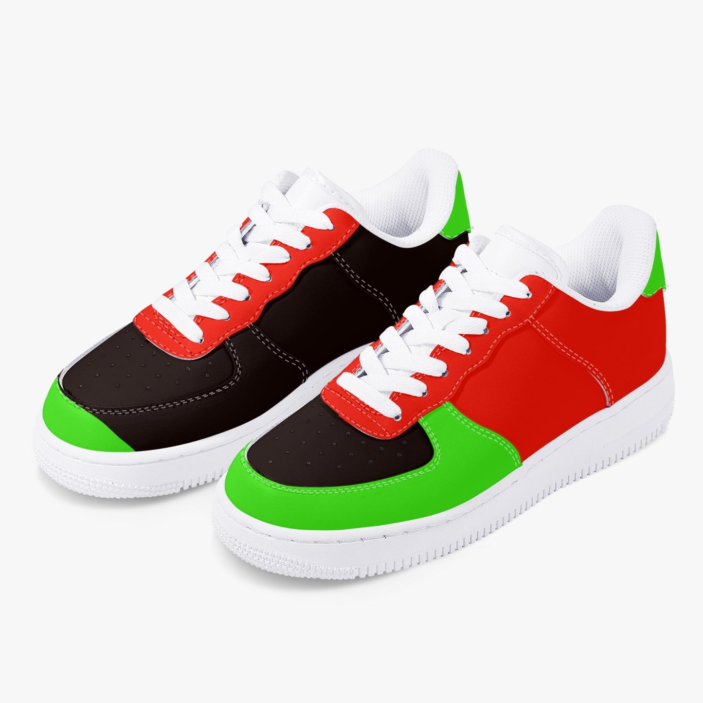 263. New PAN AFRICAN Low-Top Leather Sports Sneakers by SobG Designs