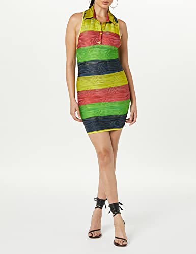 Theophilio, Women's Rasta Printed Backless Mini Dress, S
