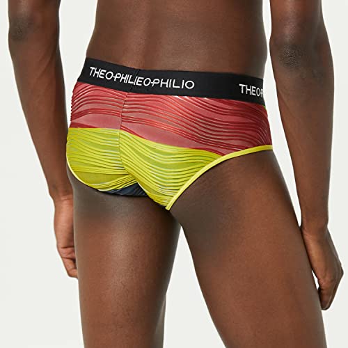 Theophilio, Men's Rasta Printed Speedo, M