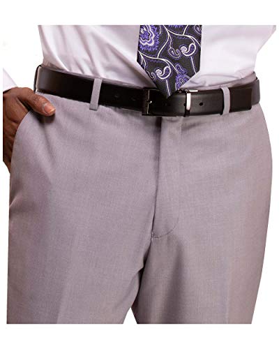 DANNY COLBY Mens 2 Piece Solid Suit Classic Fit, for Weddings Formals Business Events Regular Traditional Big and Tall 42S Grey