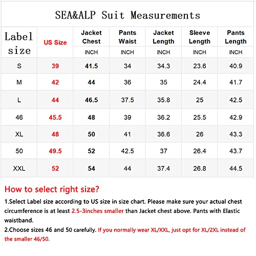SEA&ALP African Men's Formal Clothes Dashiki Shirt and Pant Two Piece Suit Traditional Long Sleeve Outfits Tr5 X-Large