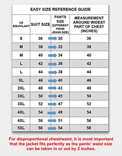 DANNY COLBY Mens 2 Piece Solid Suit Classic Fit, for Weddings Formals Business Events Regular Traditional Big and Tall 42S Grey