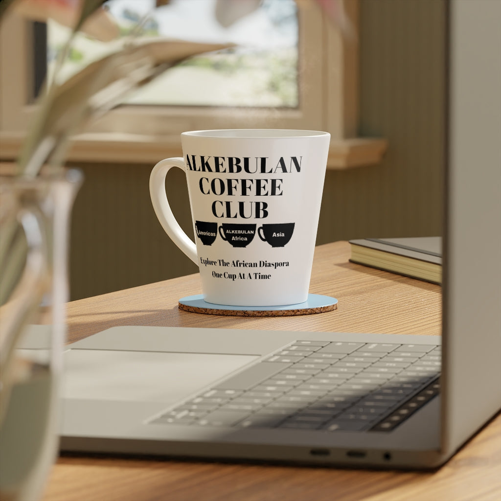 ALKEBULAN COFFEE CLUB LATTE MUG, 12oz