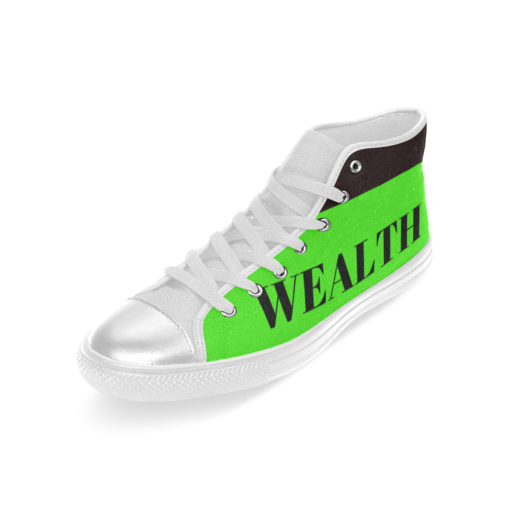 PAN AFRICAN Aquila High Top Canvas Kid's Shoes (Big Kid) (Model 017) by SobG Designs