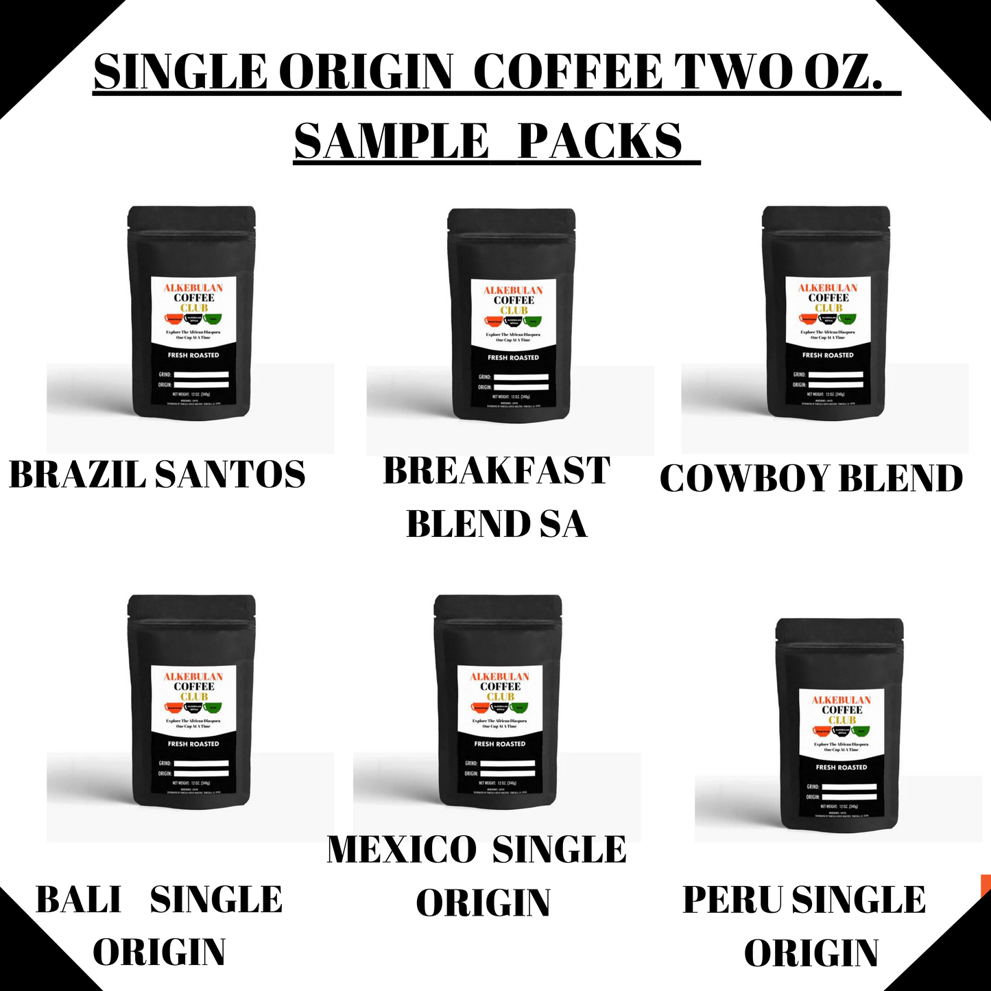 Single Origin Favorites Sample Pack