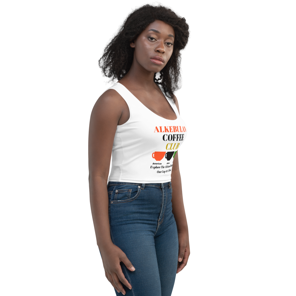 ALKEBULAN COFFEE CLUB Crop Top by SobG Designs