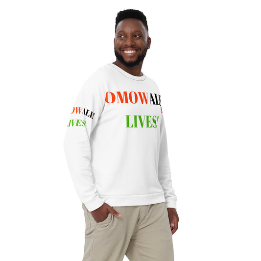 OMOWALE! LIVES! Unisex Sweatshirt by SobG Designs