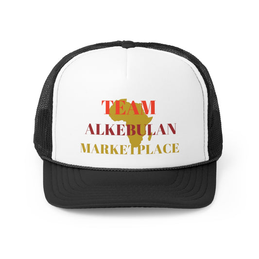 TEAM ALKEBULAN MARKETPLACE Trucker Caps by SobG Designs