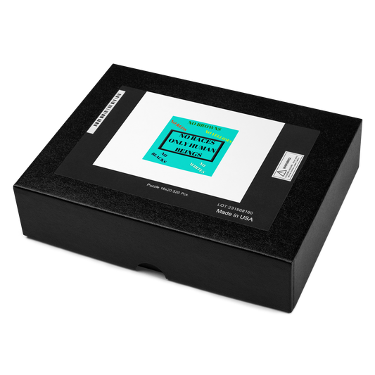 ONLY HUMAN BEINGS Jigsaw Puzzle by SobG Designs