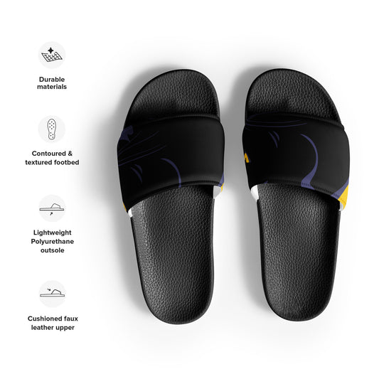 BLACK PANTHER LIVES! Men’s Slides by SobG Designs
