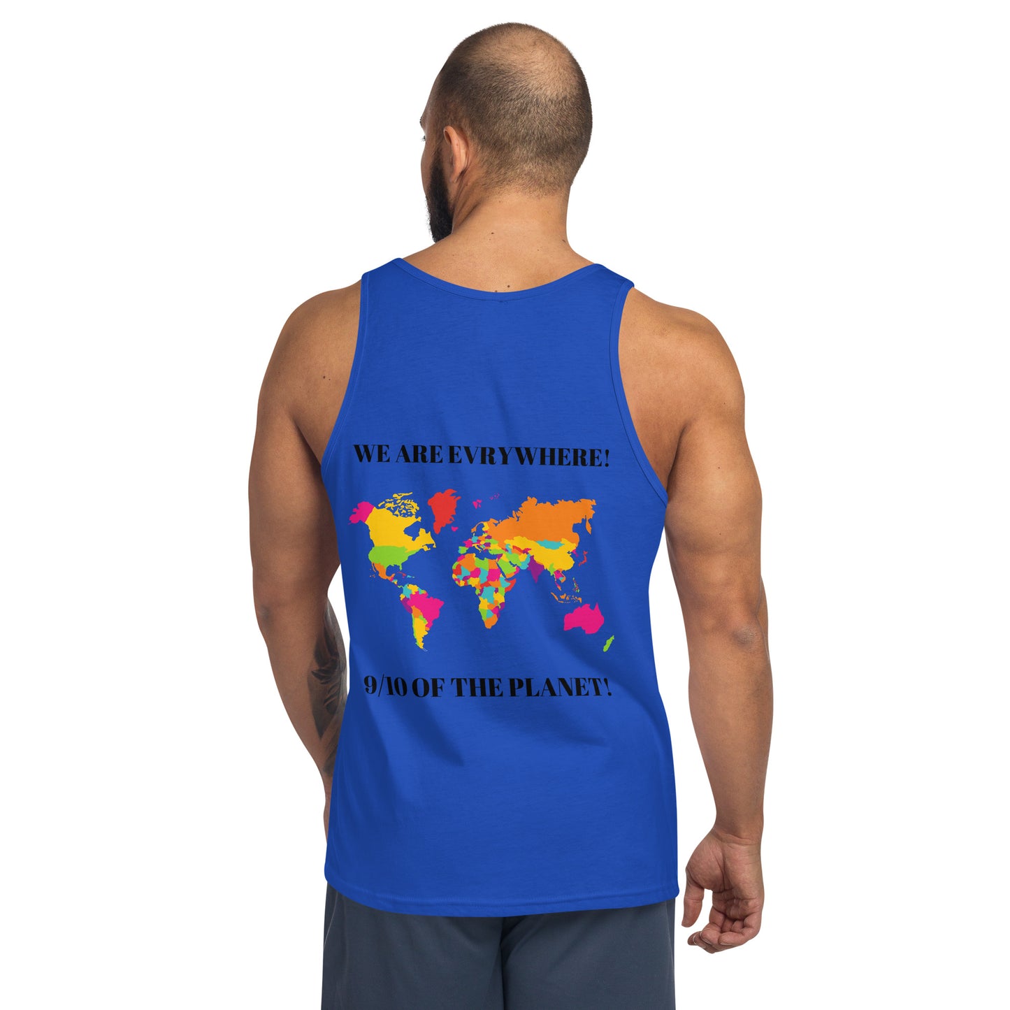 WE ARE EVERYWHERE! Unisex Tank Top by SobG Designs