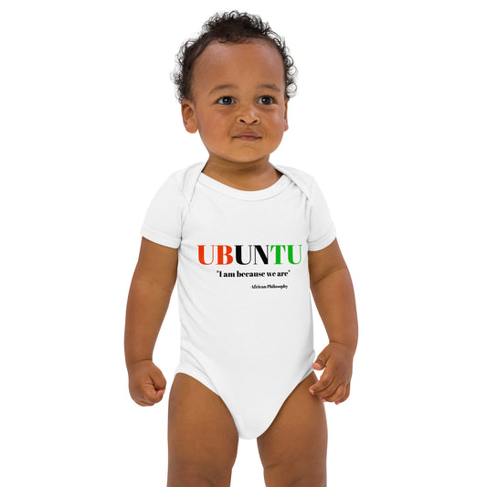 UBUNTU Organic Cotton Baby Bodysuit by SobG Designs