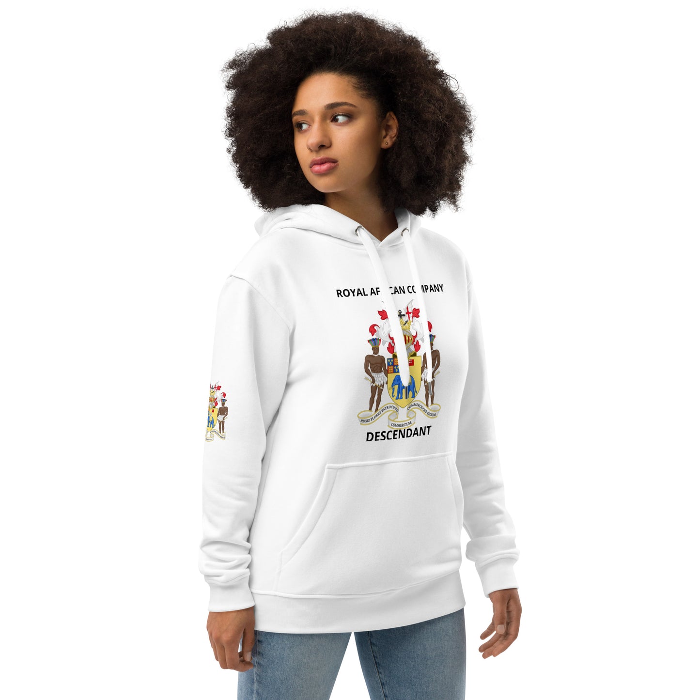 ROYAL AFRICAN COMPANY DESCENDANT Premium Eco Unisex Hoodie by SobG Designs