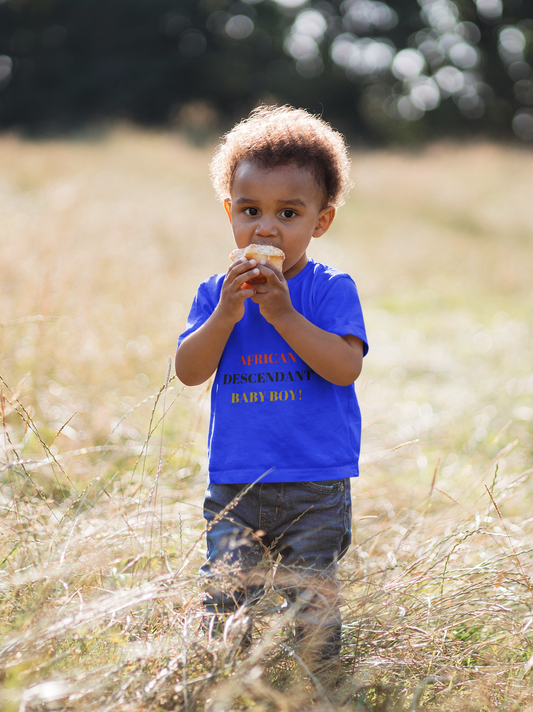 UNISEX AFRICAN DESCENDANT BABY BOY BABY GIRL Jersey Short Sleeve Tee by SobG Designs