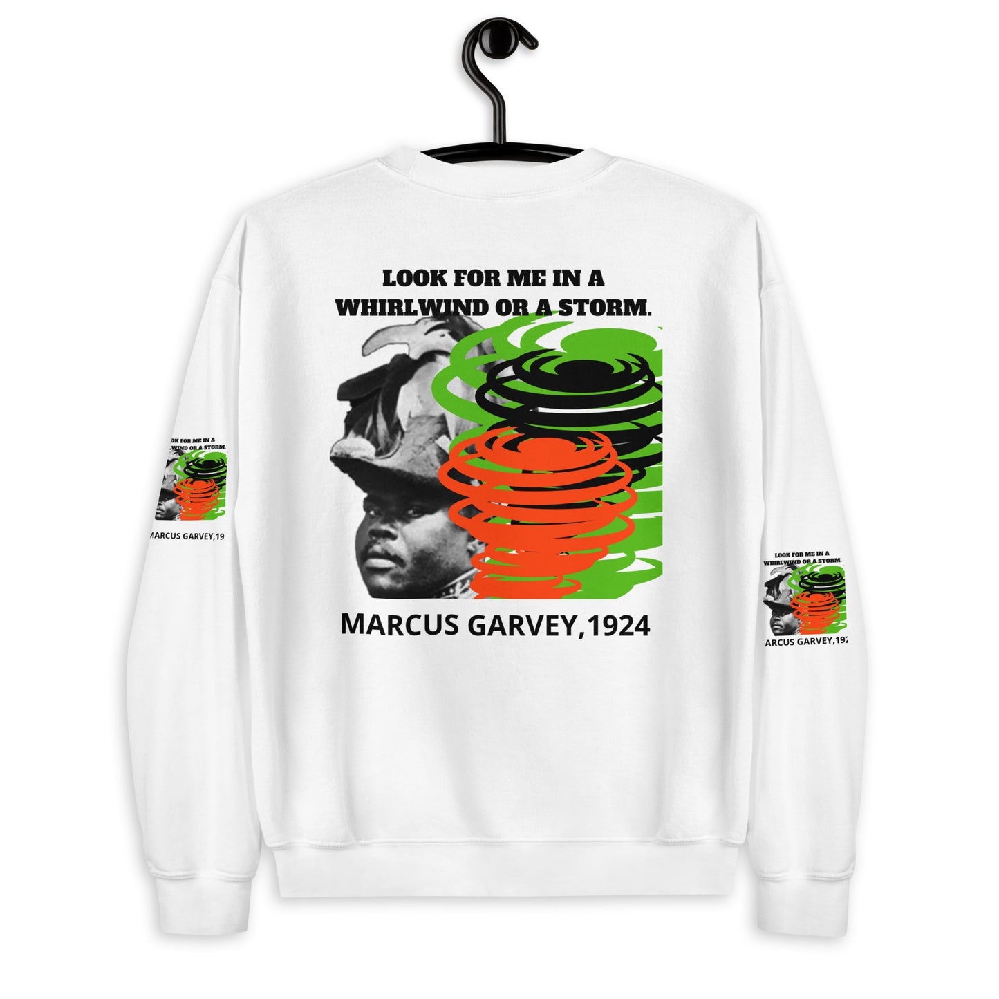 "LOOK FOR ME IN A WHIRLWIND" Unisex Sweatshirt by SobG Designs