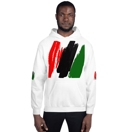 The Red, Black, & Green Unisex Hoodie by SobG Designs