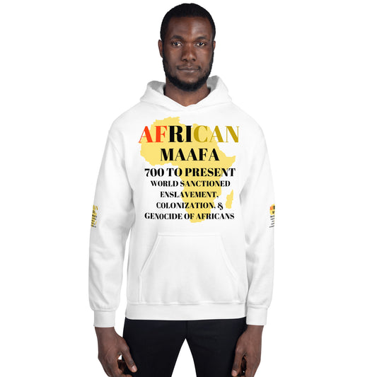 AFRICAN MAAFA! Unisex Fleece Hoodie by SobG Designs